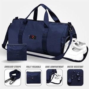 Bolsa Deportiva <span class=keywords><strong>de</strong></span> Lona <span class=keywords><strong>de</strong></span> Nailon Personalizada, Portátil, Resistente, Impermeable, para Zapatos, Viajes, Entrenamiento, Ejercicio, Gimnasio, con Logotipo - Product Image 6