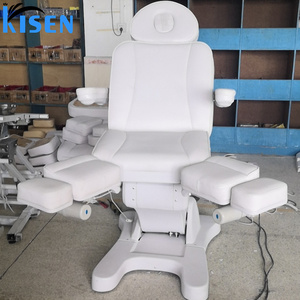 Kisen Beauty Tattoo <b>Lash</b> Split Legs Full Podiatry Chair Salon Furniture Electric Beauty Facial Massage <b>Bed</b> Foot Podiatry Chair - Product Image 3