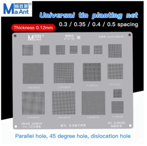 MaAnt Universal Multi Function BGA Reballing Stencil Pour <span class=keywords><strong>iPhone</strong></span> pour <span class=keywords><strong>Samsung</strong></span> pour Huawei pour Xiaomi LCD <span class=keywords><strong>TV</strong></span> PS4Planting Tin Template - Product Image 2