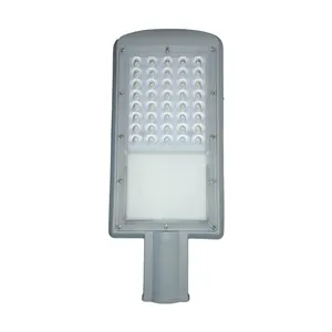 50W yüksek performanslı patent optik lens SMD LED sokak lambası ile 95% ışık geçirgenliği