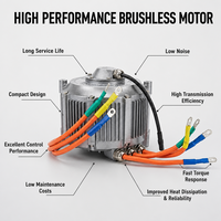Moteur de moyeu de 16 pouces, 48V, 800W, 9 Nm, avec options de freinage et épaisseurs de pneus au choix, adapté aux véhicules tout-terrain