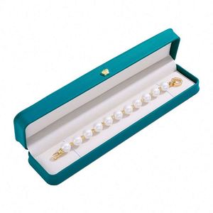 Caja de Regalo con Tapa Abatible de Cuero PU para Pulseras, Colgantes, Collares y Anillos, Caja de Empaque para Joyería - Product Image 3