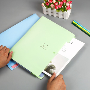 Đa Chức Năng Không Thấm Nước A4 Smile 5 Lớp Tài Liệu Tổ Chức Túi Treo Thư Mục Tập Tin Văn Phòng Phẩm - Product Image 4