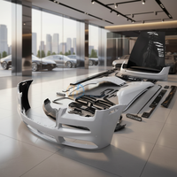 Kit carrosserie pour Rolls Royce Wraith, amélioré au style MSY, avec capot, pare-chocs avant et arrière