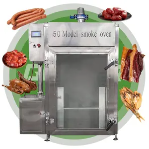 Domestic 30 KG Fish Processing Electrostatic Smokehouse Sausage Oven House Gas Meat Smoke Dry Machine