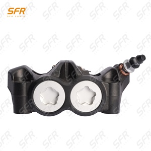 Étriers <span class=keywords><strong>de</strong></span> <span class=keywords><strong>frein</strong></span> électriques Tasko pour moto, avant, grands, radiaux, à double piston, pompe <span class=keywords><strong>de</strong></span> <span class=keywords><strong>frein</strong></span> modifiée en alliage d'aluminium noir, compatibles avec - Product Image 4