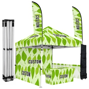 Premium 3x3m Branded Vendor Tent <b>Heavy</b> <b>Duty</b> Hexagonal Aluminum Frame Waterproof 600D Oxford Instant Pop Up Canopy Tent - Product Image 1