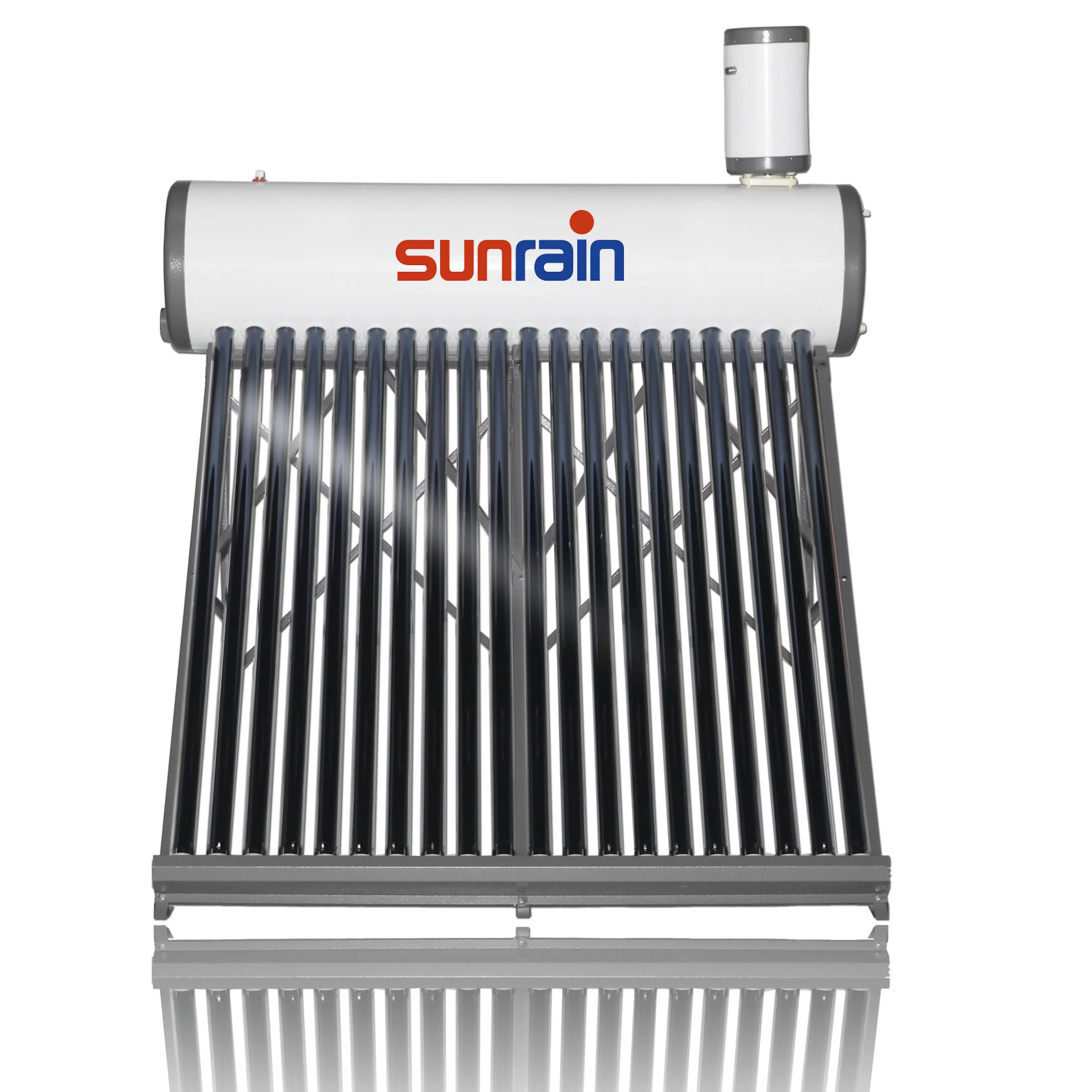 Sunrain 100L вакуумная эвакуированная трубка низкого давления солнечный водонагреватель