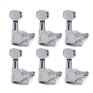 مقبض مقبض صغير مربع مغلق بالكامل ، مقبض علوي ، بكرة للغيتار الشعبي الصوتي الكهربائي ، محاذاة الغزل للأدوات - Product Image 6