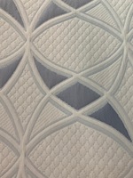 Tissu tricoté pour matelas jacquard 100% polyester, étoffe lourde de 450gsm,