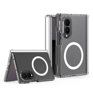 Custodia Magnetica Trasparente <span class=keywords><strong>Dux</strong></span> Ducis per Samsung Galaxy Z Fold 8 Ultra, Compatibile con Ricarica Wireless, Cover Cristallina - Product Image 1