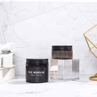150ml 250ml PET PCR Pots en plastique transparent Récipients vides de beurre de gommage pour le corps pour les soins de la peau pour les cosmétiques comme le mascara de rouge à lèvres