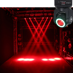 Cabeza Móvil LED de 60W, Mini Spot Spikie, Luces <span class=keywords><strong>DJ</strong></span> Profesionales, IP65 Resistente al Agua, Luz de Escenario con Cabeza Móvil, Control DMX para Fiestas y Eventos - Product Image 4