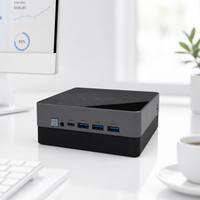 Mini PC Dual LAN and Dual HD display Intel Haswell i3 Low Power Software routing mini pc for Gateway Light Office Signage