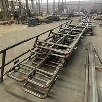 Portail de clôture pour bétail en tube rond soudé sur mesure, pour ferme, bétail, moutons