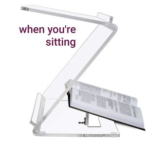 Deluxe claro Lucite Shtender soporte acrílico libro soporte cristal <span class=keywords><strong>atril</strong></span> <span class=keywords><strong>para</strong></span> libro - Product Image 4