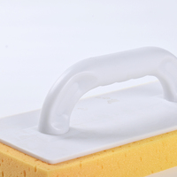 Truelle de plâtrage en mousse éponge jaune 280x140x30mm avec manche en plastique ABS, très vendue au Moyen-Orient, en Europe et en Amérique