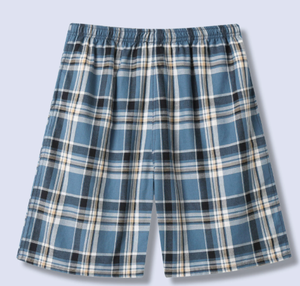 <span class=keywords><strong>Pantaloncini</strong></span> da <span class=keywords><strong>Pigiama</strong></span> da <span class=keywords><strong>Uomo</strong></span>, Shorts Casual a Quadri con Cordoncino in Vita, Pantaloni da Spiaggia - Product Image 4