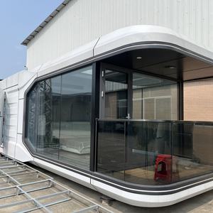 <span class=keywords><strong>Casa</strong></span> Container Capsula Arredata OEM di Fabbrica FoShan, Mini Cabina Prefabbricata di Lusso per Campeggio, Ristorante, Resort, Chalet - Product Image 5