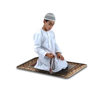 Tapis de prière musulman en mousse à mémoire de forme gaufrée Mosque Memory Foam