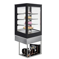 Vitrine Réfrigérée de Comptoir pour Gâteaux, Pâtisseries et Desserts, Réfrigérateur Intégré