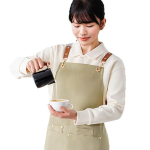Canvas <b>Apron</b> One Size Waterproof For <b>Kitchen</b> Restaurant Cafe Barista Use - Product Image 3