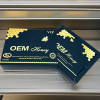 OEM Etumax Miel Sachets 3D Carte Lenticulaire Présentoir Papier Matériel Mat Laminage Impression Manipulation