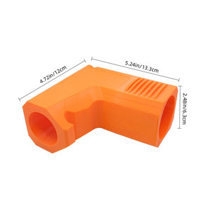 Adattatore per estrazione polvere per sega da banco 4,72 pollici x 5,24 pollici x 2,48 pollici in materiale PP per la raccolta della polvere nel lavoro del legno - Product Image 1