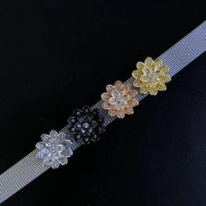 Mode Bracelet En Acier Inoxydable Bracelet Charmes En Gros Cuivre Lèvres Micro Pave CZ Cubique Zircone <span class=keywords><strong>Montre</strong></span> Bijoux charme - Product Image 5