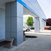 Matériaux de construction panneau Composite d'aluminium décoratif imperméable à l'eau, revêtement de mur extérieur/intérieur