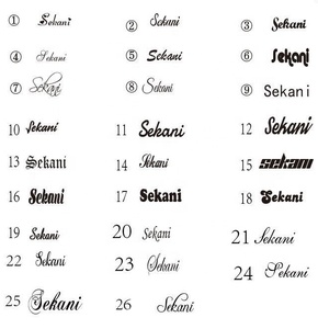 定制个性DIY名称吊坠不锈钢项链 - Product Image 6