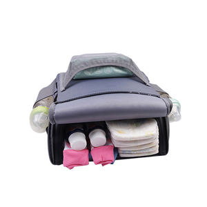 Bolsa de pañales para mamá, organizador de cochecito, pañal de bebé, silla portátil para cena de bebé, bolso de hombro conveniente para comidas y descansos - Product Image 4