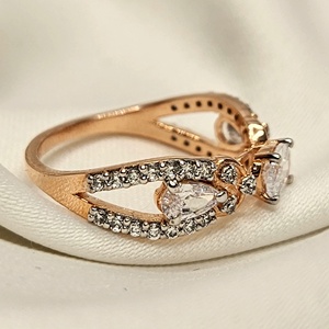 Lab Grown Diamond Wholesale Real 10K 14K 18K Solid <b>Gold</b> VVS Moissanite Engagement Band <b>Ring</b> Iced Out Wedding <b>Ring</b> - Product Image 4