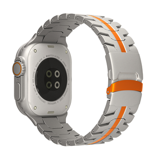 Bracelet de montre en titane pour Iwatch 11 10 9 8 7 <span class=keywords><strong>6</strong></span> 5 4 3 Ultra, bracelet de montre en titane incurvé pour Apple 38/40/41/42/44/45/46/49mm - Product Image 1