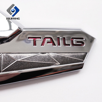 Insignias de Metal personalizadas profesionales, Logo 3d de Toro, pegatina de insignia de coche para decoración de cuerpo completo de coche