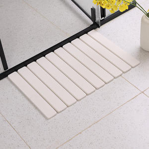 Tapis de bain antidérapant super absorbant au design moderne personnalisable, séchage rapide, en terre de diatomée, pliable, en pierre, pour salle de bain et douche - Product Image 6