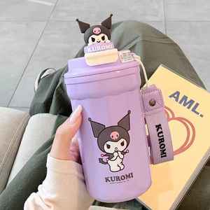 316 Stainless Steel Adults' Simple Cute Vacuum Thermos Cup with Leak-Proof Lid Eco-Friendly & <b>Large</b> Capacity - Product Image 5