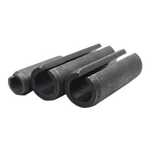 GB879 Goupilles à ressort M5-M10 <span class=keywords><strong>Cylindrique</strong></span> Élastique Goujon Ouvert Rouleau Fendu Tension Noir Zinc Acier Carbone Goupilles d'attelage - Product Image 2