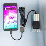 Microscope numérique portable USB 1280x1024, mise au point manuelle, 8 LED, 30 ips, microscope numérique de poche pour les tests en laboratoire