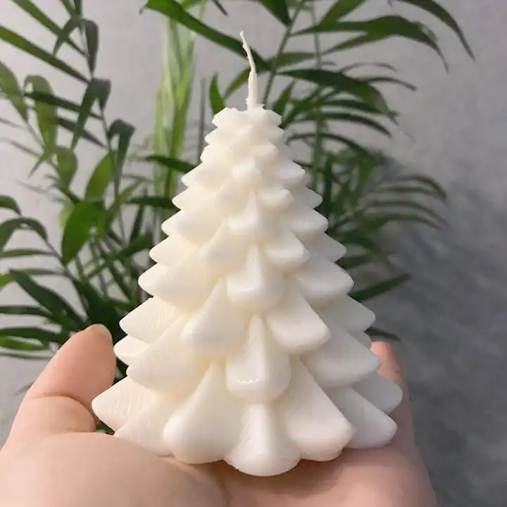 2Pcs Christmas Tree Ornaments Resin Silicone Molds for Christmas Table Decor