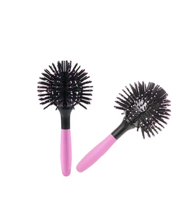 Peine de <span class=keywords><strong>bola</strong></span> de <span class=keywords><strong>360</strong></span> grados personalizado <span class=keywords><strong>cepillo</strong></span> de pelo profesional de salón resistente al calor 3D redondo desenredante <span class=keywords><strong>cepillo</strong></span> de pelo rizado - Product Image 5
