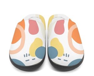 Pantoufles d'intérieur d'hiver avec logo personnalisé, faible MOQ, pantoufles en peluche douce en polaire, <span class=keywords><strong>fourrure</strong></span> moelleuse pour femmes et hommes - Product Image 5