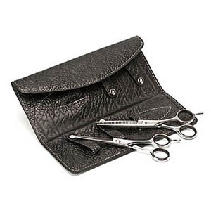 Ciseaux de coiffeur professionnels de marque de 5.5 pouces en acier inoxydable ciseaux de toilettage en céramique émoussés pointus pour la coupe de cheveux soins personnels - Product Image 1