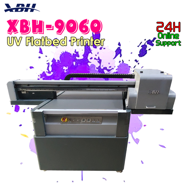 Advanced 9060 UV Flatbed Printer with 3pcs TX800 Printheads for Flex Tube & Bill Printing Stable High Quality Output