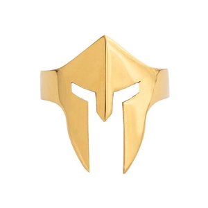 <span class=keywords><strong>Anillo</strong></span> de máscara de Guerrero <span class=keywords><strong>espartano</strong></span> minimalista clásico europeo y americano, <span class=keywords><strong>anillo</strong></span> de acero inoxidable para hombre, <span class=keywords><strong>anillo</strong></span> dividido de acero de titanio - Product Image 4