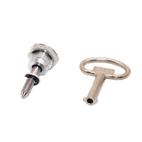 Serrure de porte coulissante de sécurité en alliage d'aluminium et de zinc avec cylindre de clé et code de goupille pour portes en bois