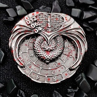 Haughty Dragon 7 en 1 Fidget Spinner Roulette Dés en métal Donjons et Dragons avec boîte gratuite