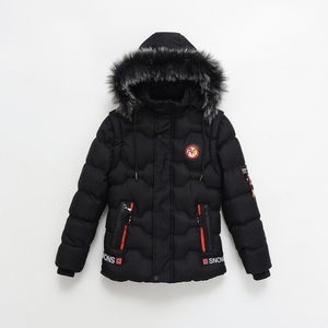 แจ็กเก็ต<span class=keywords><strong>ม</strong></span>ีฮู้ดกันน้ำใส่ได้ทั้งชายและหญิงเสื้อคลุมขนเ<span class=keywords><strong>ป</strong></span>็ดอบอุ่นทรงหลว<span class=keywords><strong>ม</strong></span>ซับโพลีเอสเตอร์ไซส์พิเศษฤดูหนาว - Product Image 5