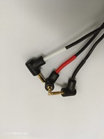 Câble de charge noir Amass XT60 femelle vers connecteur balle 2,0 mm avec câble en silicone AWG12 de 350 mm pour usage électronique
