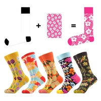 Chaussettes en coton pour hommes, colorées, jetables, antibactériennes, pour cadeaux